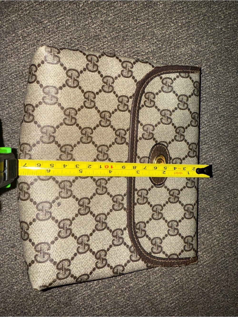 Vintage Gucci GG Supreme Pouch Clutch (No Strap) - Picture 11 of 12
